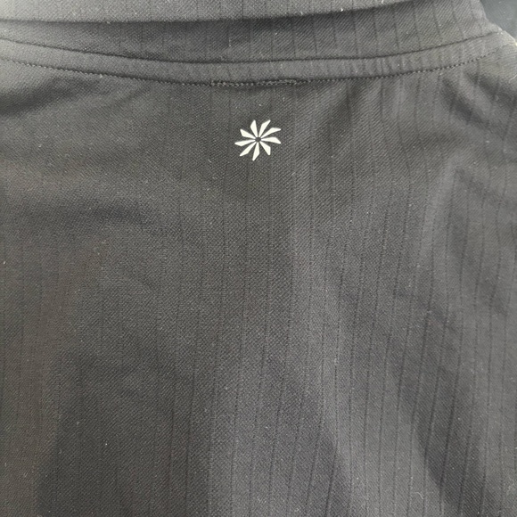 Athleta Flurry Seamless Henley Black Long Sleeve - Picture 5 of 8